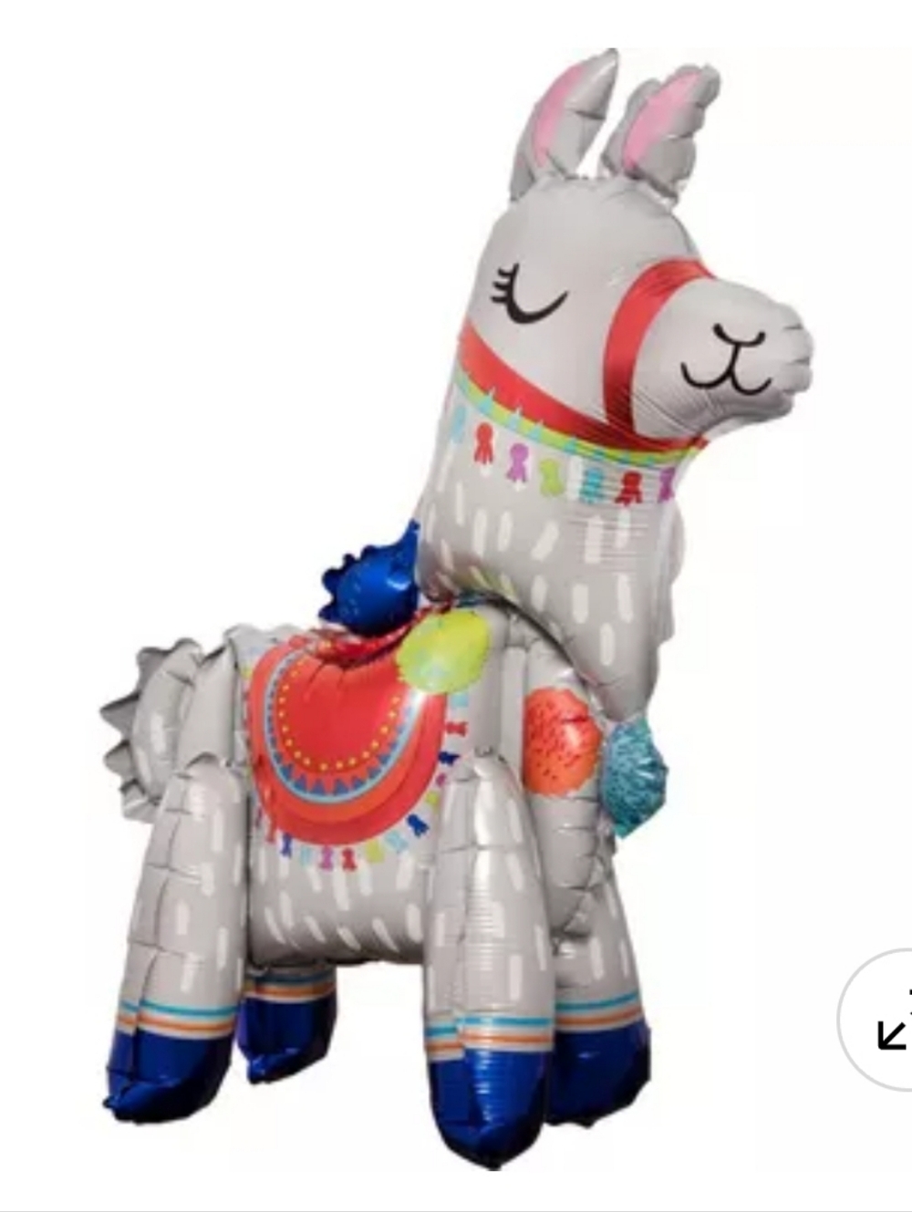 Air-filled Decoration Llama No Helium Balloon